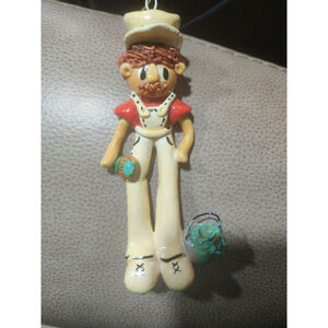 Salt Dough Ornament 6" By Harding 1990 Painter